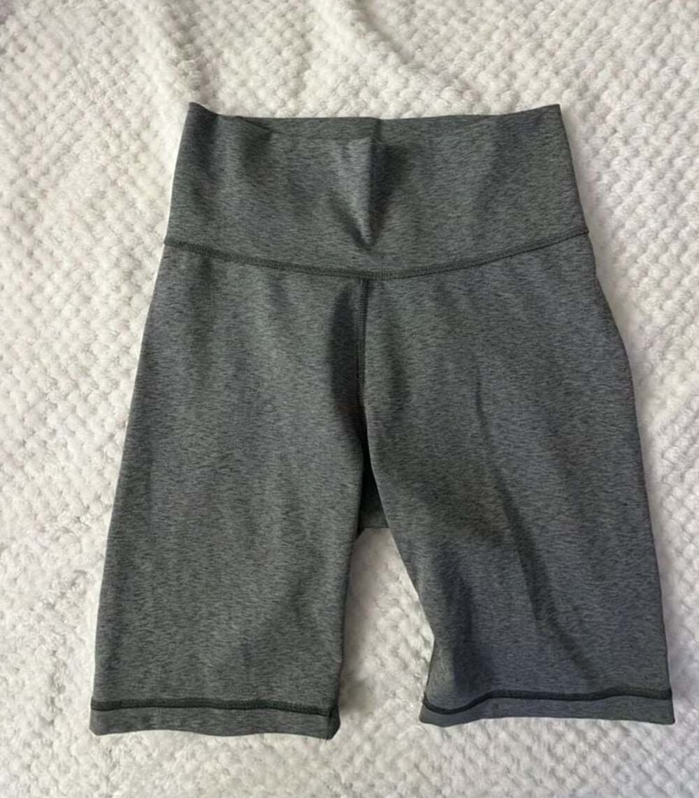 Adidas Aeroready High-Rise Bike Shorts Gray Size S